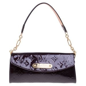 Louis Vuitton Vernis Amarante sunset blvd clutch